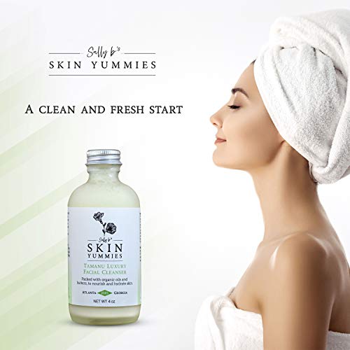Sally B ' s Tamanu Luxury Лицето Cleanser / Почистващо мляко за Чувствителна кожа / Проверени EWG / За облекчаване на покраснений / 4 грама