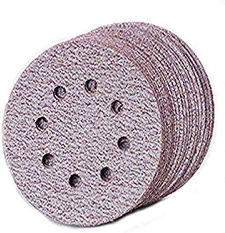 Шлифовъчни дискове Sungold Abrasives 48410 5 инча с 8 Дупки 180 Песъчинки Premium Plus C За производство на хартия куки и