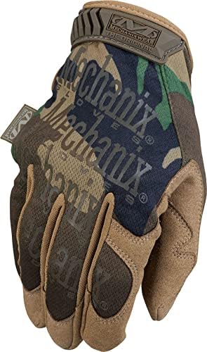Mechanix Носете - Оригинални Тактически ръкавици Woodland Camo (Големи, камуфляжные) (MG-77-010)
