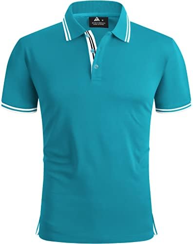 Мъжки Ризи Поло LLdress, Ежедневни Летни Влагоотталкивающие Риза за Голф с Къс Ръкав