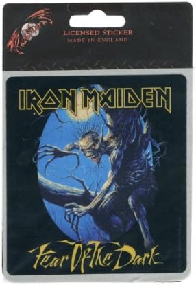 Стикер Iron Maiden Fear of The Dark Корица на албум на Английски език Метална Музикална стикер