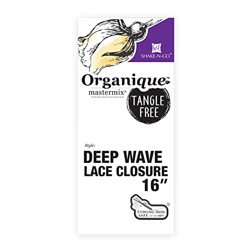 Лейси закопчалката Freetress Organique Mastermix ДЪЛБОКА вълна на 16 инча (1)