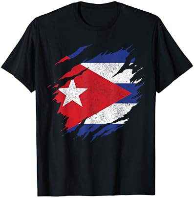 Флаг На Куба, Кубински Гордост, Реколта Тениска Cuba