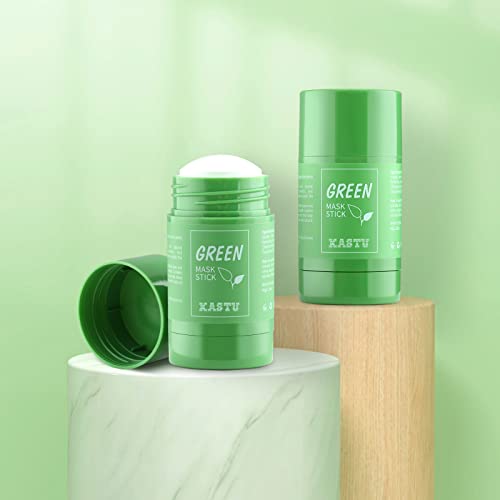 kastu 4 БР. Комплект Овлажнители Кал Стиков за лице със Зелен Чай, Маска за Дълбоко Почистване на порите с екстракт от зелен Чай за всички типове кожа