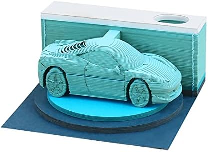 3D Хартиена Бележка Модел автомобил Porsche Стикери За Бележки на Триизмерен Спортен Автомобил Бележник Полагане
