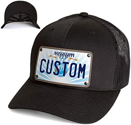 Обичай регистрационен номер на шофьор на камион възстановяване на предишното положение шапка, отпечатани на кожен пластира.
