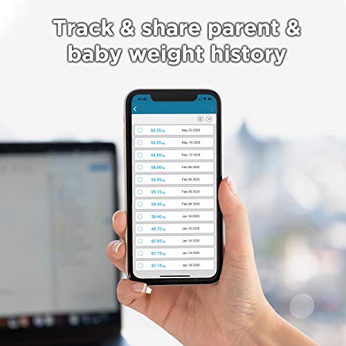 Motorola Smart Nursery Baby & Me Scale – Свързани везни с проследяване на растежа на детето