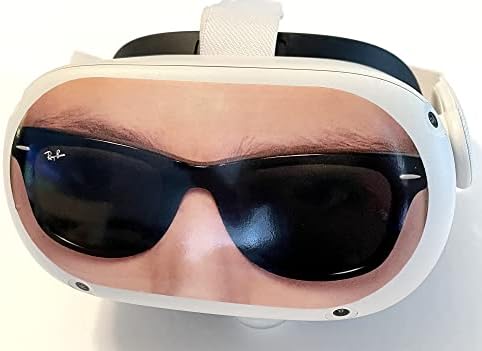 Стикер на мъжки Слънчеви очила за виртуална слушалки Quest 2 - Meta / Oculus - Лъскава vinyl стикер