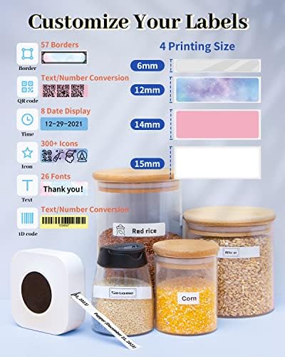 Комплект за производство на етикети Phomemo Q30S с Прозрачна Опаковъчната хартия Q30S