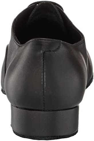 Много елегантен Мъжки Обувки от Широката Естествена Кожа за Балните Танци Салса, Танго Валс, Латино Гладка Суинг Танцови Обувки Черен Цвят