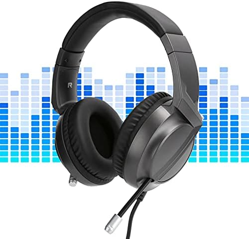 Слушалки Портативни Слушалки с Кабел OverEar Детска Слушалки с RGB Подсветка RGB Светлинен ефект Компютърна Слушалки