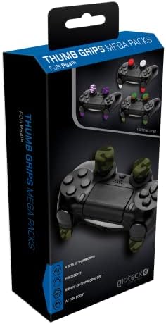 Gioteck TGMP - Дръжки за палеца за PS4 - Защита на Megapack / Шапки /Мъничета за джойстик Playstation 4 - Нескользящие