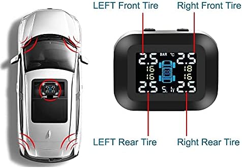 YWSZJ Мини Автомобилна Система за Контрол на Налягането В Гумите LCD Дисплей USB ГУМИТЕ Автоматична Охранителна Аларма с Външен