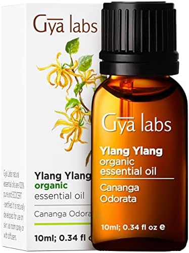 Органично етерично масло от Иланг-иланг Gya Labs за дифузьор - Чисто и натурално органично етерично масло