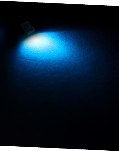 Нов LON0167, 50 Бр., бистра сламена шапка, 5 мм, бяло-сини led светодиоди dc 2,5-3,0 (50 Stück klarer Strohhut 5