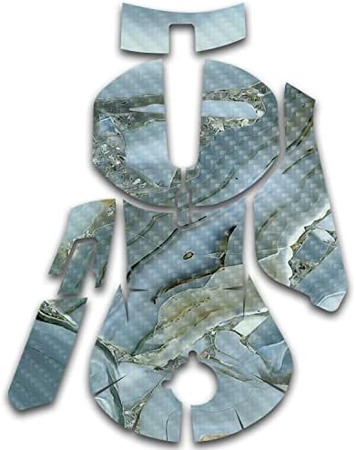 Калъф MightySkins от въглеродни влакна, който е съвместим с игри на мишката SteelSeries Съперник 5 - Crystal Rock | Защитно,