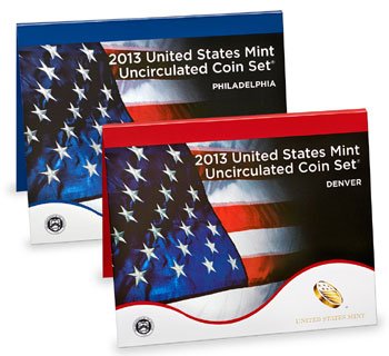 Набор от монетния двор на САЩ 2013 година на издаване 28 Монети в Оригиналната Опаковка Блестящи, Без да се прибягва