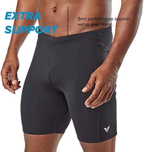 KORSA Recharge Compression 7 Short 2.0 за мъже с джобове | Отводящими влагата | за бягане, тренировки, спорт