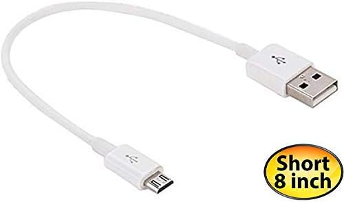 Къс microUSB кабел, съвместим с вашето устройство Philips S398, осигурява високоскоростен зареждане. (1 бяло,