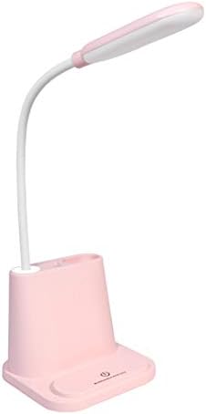 Fantasee USB Акумулаторна Светодиодна Настолна лампа с USB-събота и неделя пристанище, Притежател на химикалки,