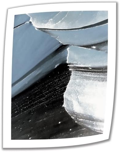 Художествена стена Замразени планина 18, 14 инча, Неуспешно платно на Линда Паркър с 2-инчов акцентной рамка