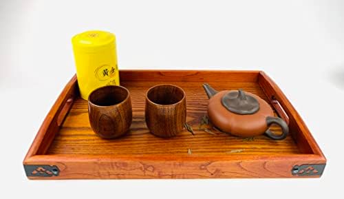 JapanBargain, Дървени Чаена Чаша, Чаена Чаша с вода, Чаена Чаша в Японски Дзен стил, 4 грама в 120 мл, Опаковки от 2