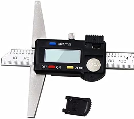 UXZDX 0-150 мм Цифров Дисплей Штангенциркуль Дълбочина Мм/Инч Измервателни Инструменти Штангенциркуль Дълбочина С
