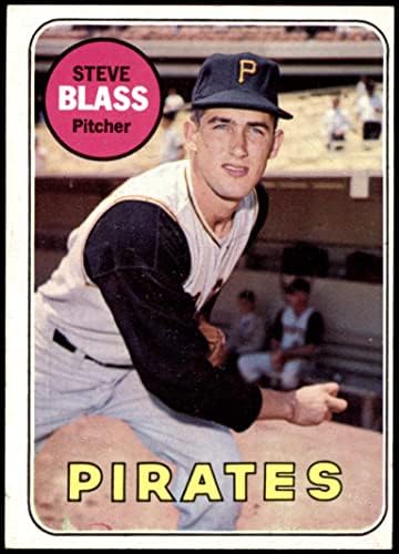 1969 Topps 104 Стив Blass Питсбърг Пайрэтс (Бейзболна картичка) VG/БИВШИ пирати