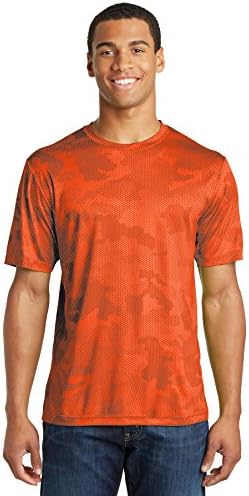 Мъжки t-shirt Sport Tek с Влагоотталкивающим Камохексом