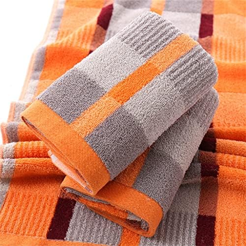 TJLSS 35x75 см Памучно Кърпи За лице, Кърпи за ръце, Набор от меки кърпи / хавлии за баня, 100 г (Цвят: оранжев размер: