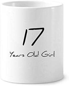 17-Годишно Момиче Възраст Млад Държач За Четка За Зъби, Химикалка, Чаша, Керамична Чиния, Чаша За Моливи