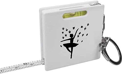 Рулетка за ключове Azeeda Балерина и пеперуди /Инструмент за измерване на нивелир (KM00028636)