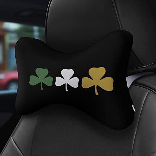 Ирландия Флаг Централи 2 бр. Автомобилни Възглавница за шията Дишаща Автоматична Възглавница За главата с останалите