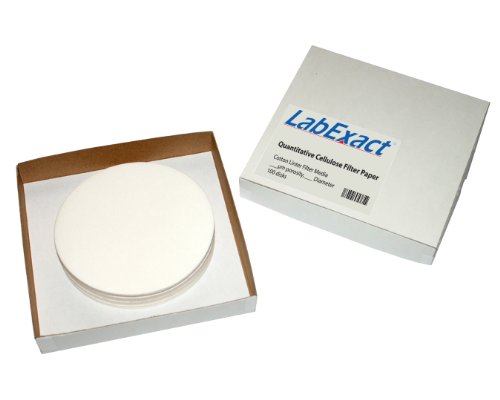 Филтърна хартия от качествена маса LabExact 1200072 марка CFP41, 20 микрона, 9 см (опаковка по 100 броя)