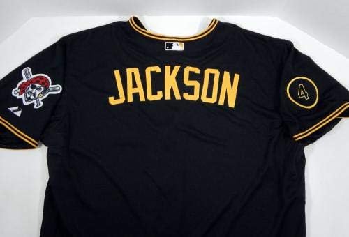 2014 Pittsburgh Pirates Джей Джексън # Освободена игра Black Jersey Kiner Patch 33230 - Използваните в играта Тениски MLB