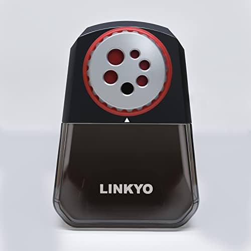 Електрическа острилка за моливи LINKYO Class-Pro (Сверхпрочная, двоен нож, черна)