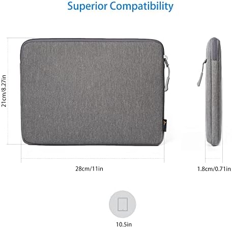 Калъф-чанта за таблет SIMTOP 10,5-11 см, полиестер, съвместим с нов 10,2 iPad 7/10,5iPad Air 3/10,5 iPad Pro / 11iPad Pro /