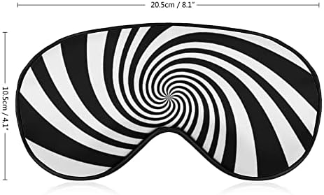 Кошмарен Спирала с Радиален покритие от Мека Маска за очи Ефективно Засенчване Превръзки на очите си Удобна Маска