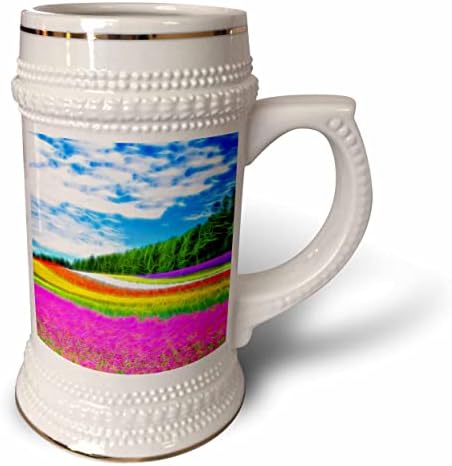 Триизмерно Изображение на Красивия полета Цветове, С Лека Рисувани - Стъклена чаша с 22 грама (stn-365087-1)