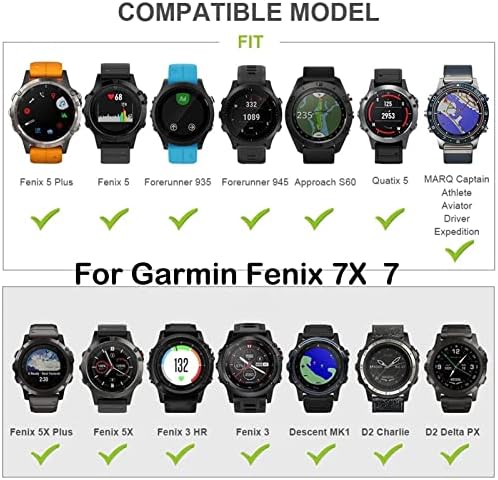 Силиконов ремък DAIKMZ за смарт часовници на Garmin Fenix 7, быстросъемный гривна за Garmin Fenix 6 5 Plus 935 945