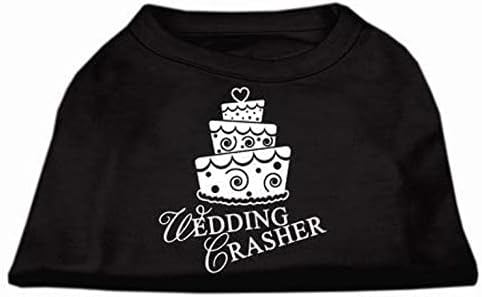 Тениска с Трафаретным Принтом Mirage Pet Products Wedding Crasher за домашни любимци, Голяма, Светло Синя