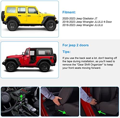Комплектен Тава за кутия Jeep Wrangler JL JLU 2018-2023 и Jeep Gladiator JT 2022 2023 2020 2021, Органайзер