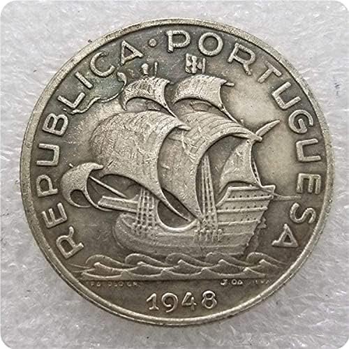 Старинни ръчно изработени изделия Португалия 1933 1937 1942 1948 Португалия 10$10 Черупки