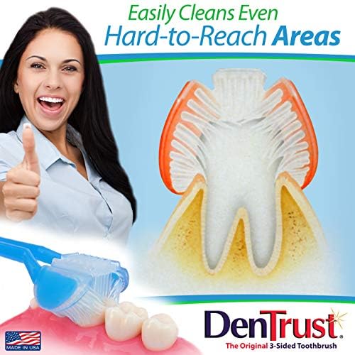 3-PK :: 3-странен четка за зъби DenTrust :: по-Добре да си миете зъбите :: Клинично доказани резултати :: Бързо,