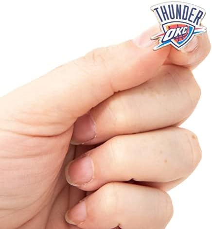 Значка на ревера Оклахома Сити Thunder С логото на отбора OKC NBA Емайл От метал (значка на ревера)