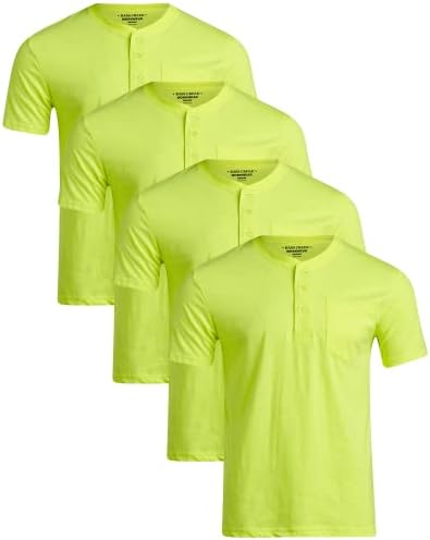 Мъжки t-shirt Bass Creek Outfitters с висока видимост - 4 опаковки тежка рамка от джоба тениски