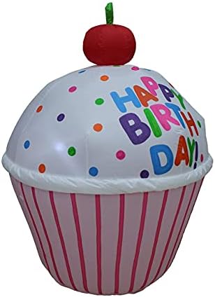 Два комплекта бижута за рожден ден и патриотична партита, включително и надуваем cupcake честит рожден ден на височина