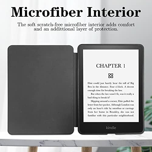 Калъфче за електронна книга 2021, съвместим с 6,8 Kindle Paperwhite, черно-бели калъфи за електронни книги с животните на