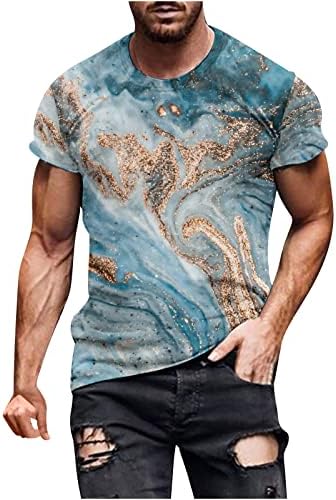 Тениски за Мъже, Тениска с изображение на Лицето на Диво Животно с Принтом Тигър, Тениски с Къс ръкав и Шарките -Нов, Модерен Тениски, Блузи Летни