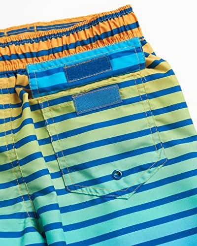 Бански за момчета с ръкавици за тяло - Бански костюм UPF 50 + бързо съхнещи Плажни шорти (Размер: 8-18)